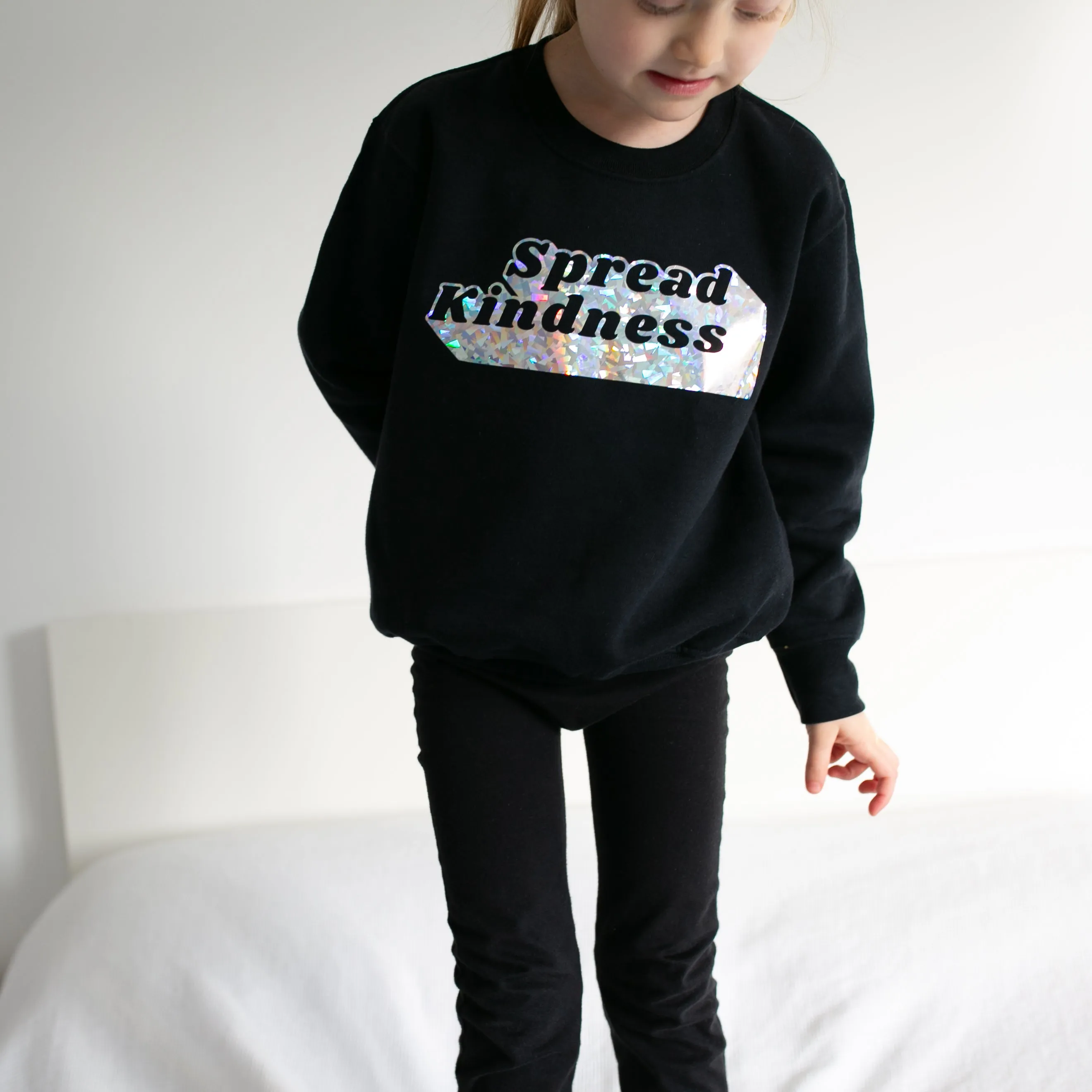 Unisex Spread Kindness Black Sweater