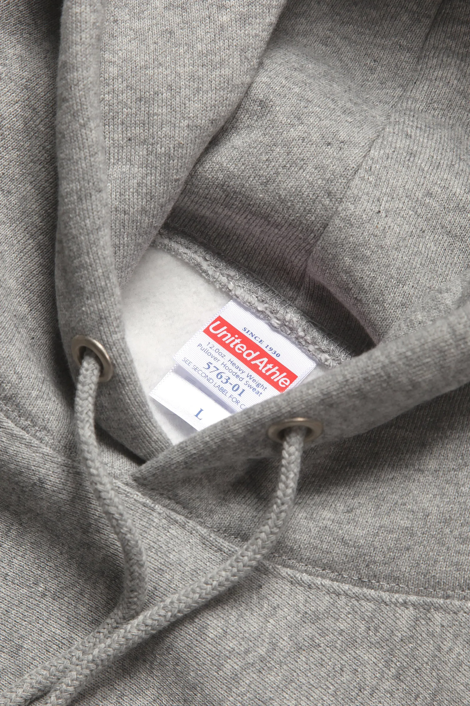 United Athle - 5763 12oz Heavyweight Hoodie - Grey