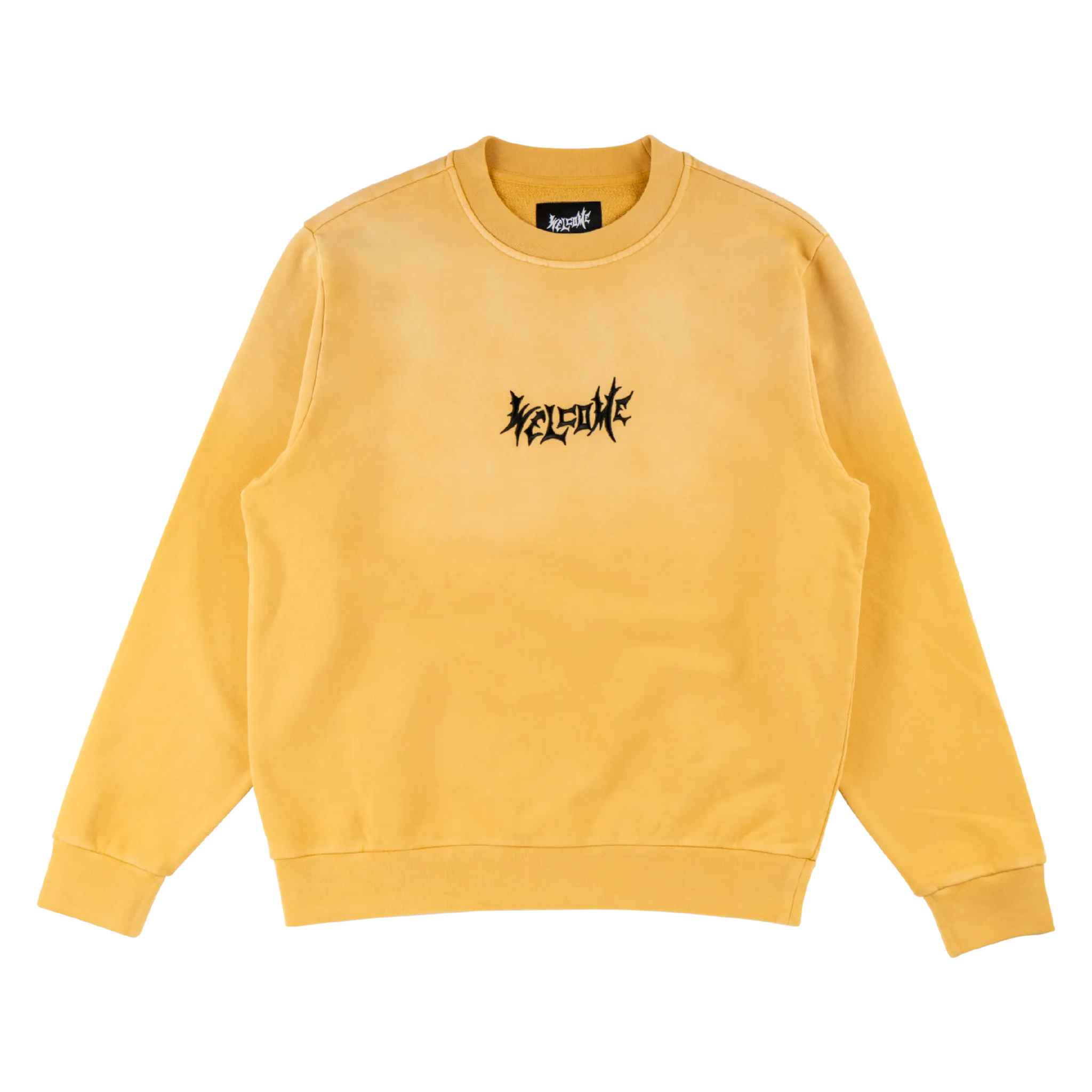 Vamp Sun Fade Pigment-Dyed Crew - Mineral Yellow