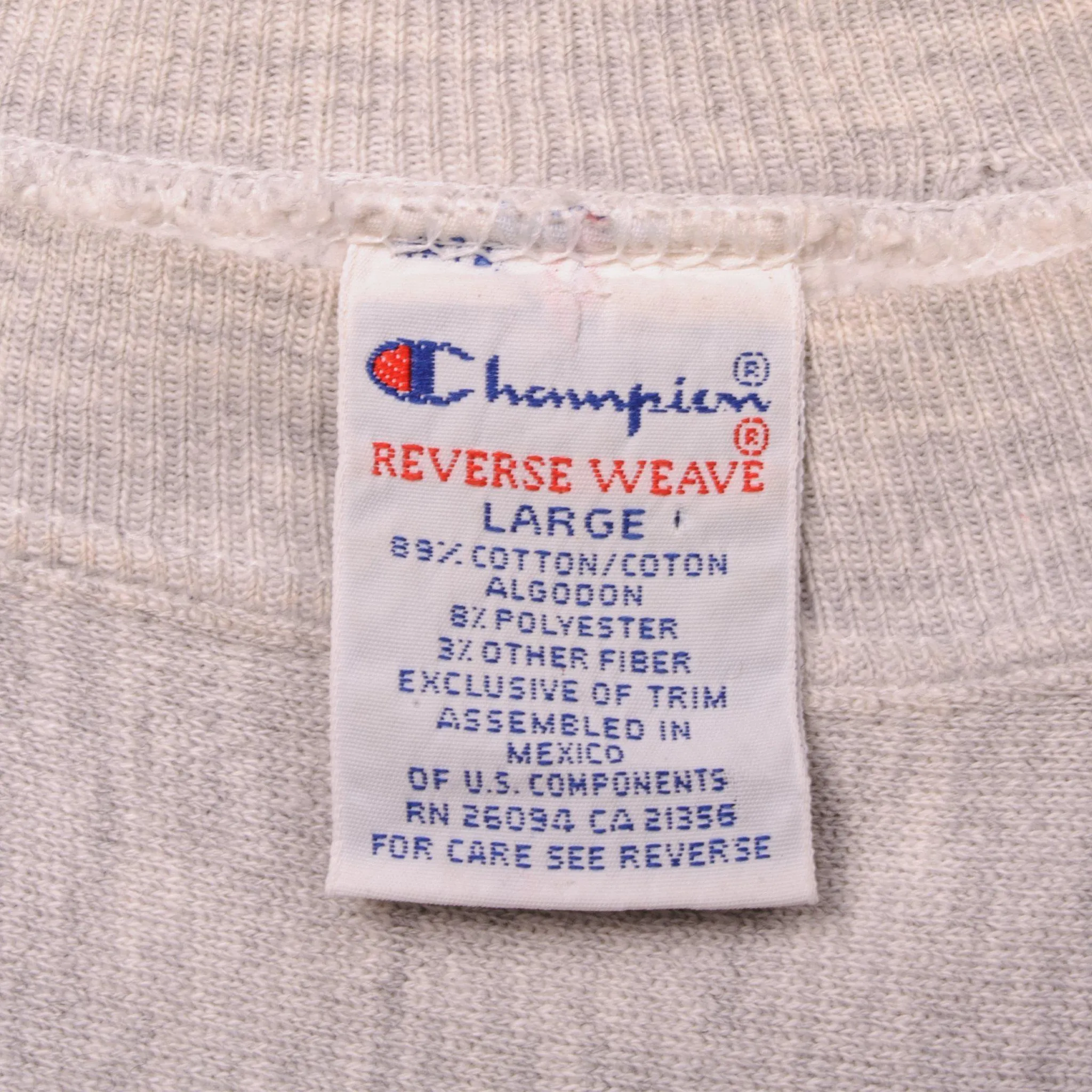 VINTAGE CHAMPION REVERSE WEAVE CHICAGO SWEATSHIRT 1990s SIZE LARGE