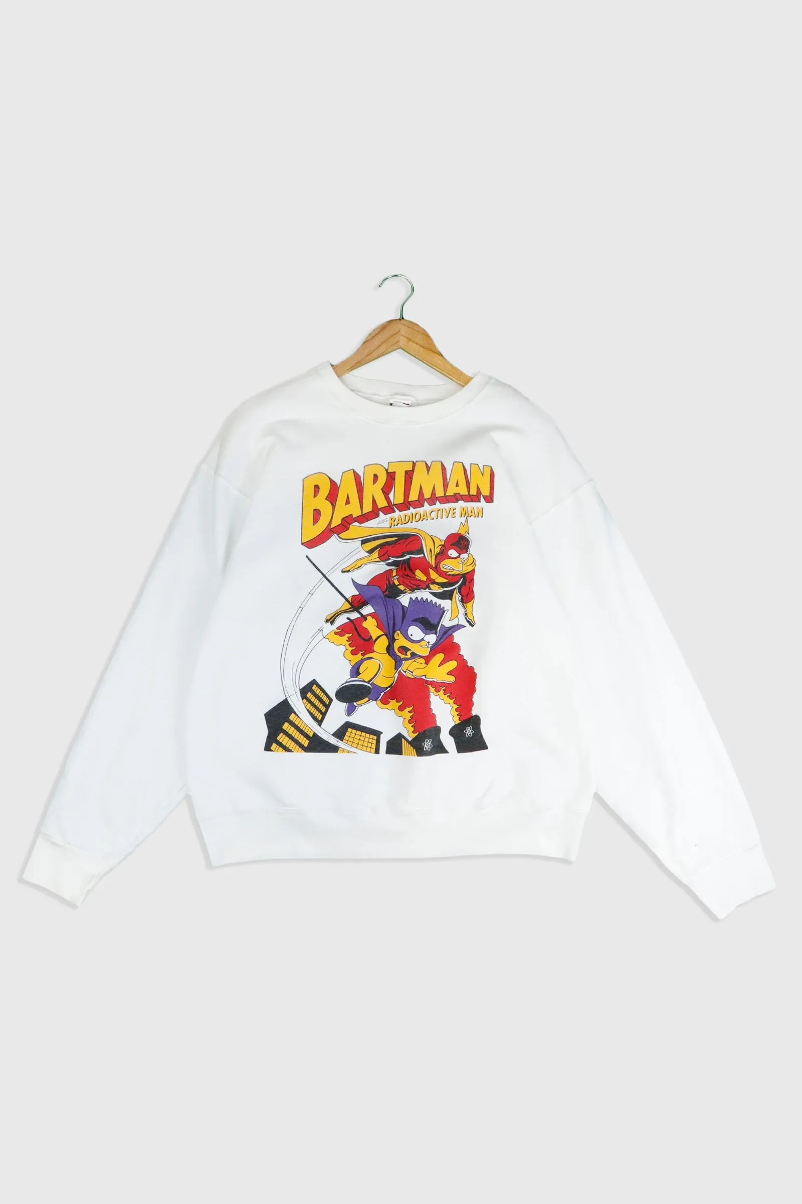 Vintage The Simpsons 'Bartman Meets Radioactive Man' Sweatshirt Sz XL