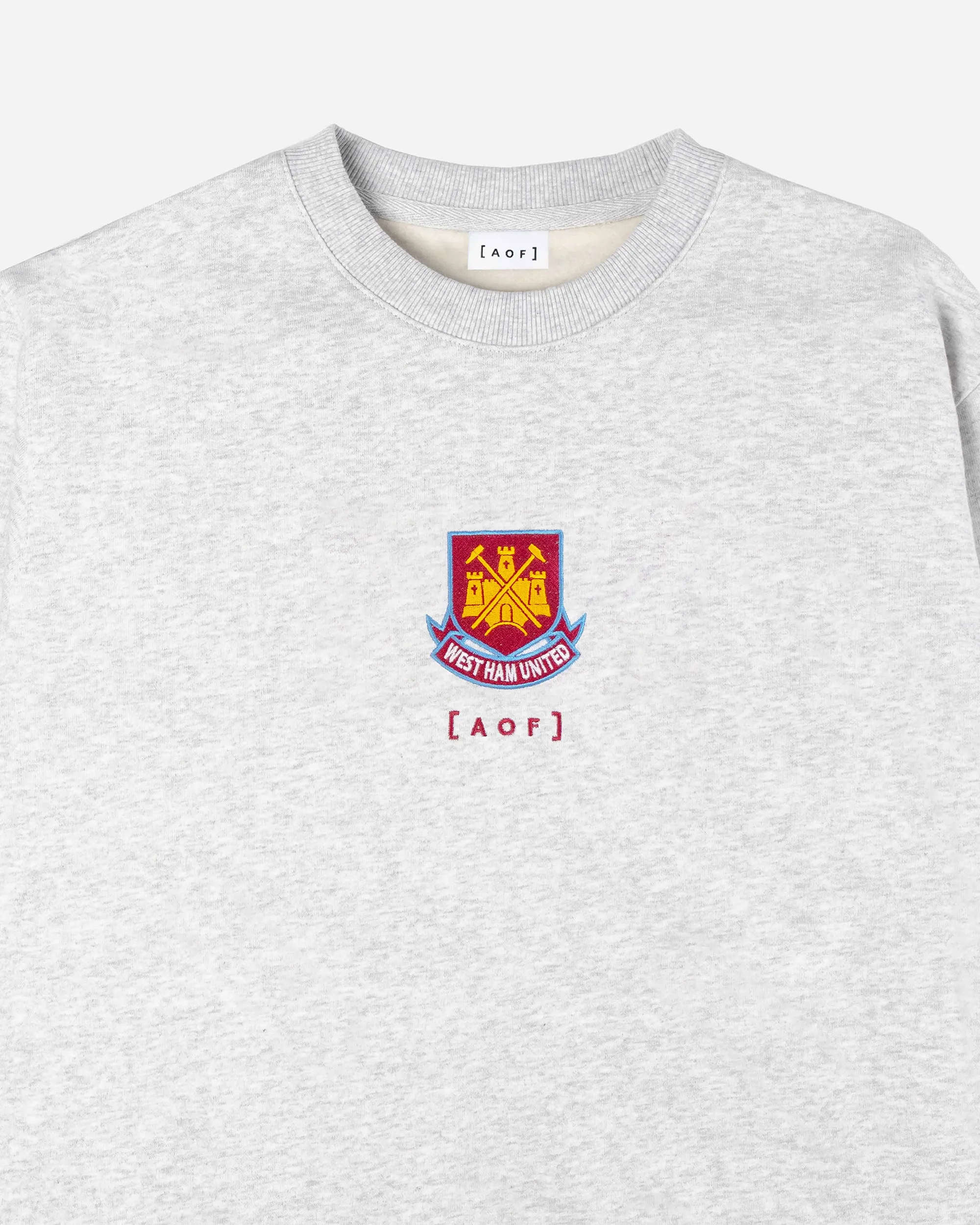 West Ham x AOF Grey Sweatshirt