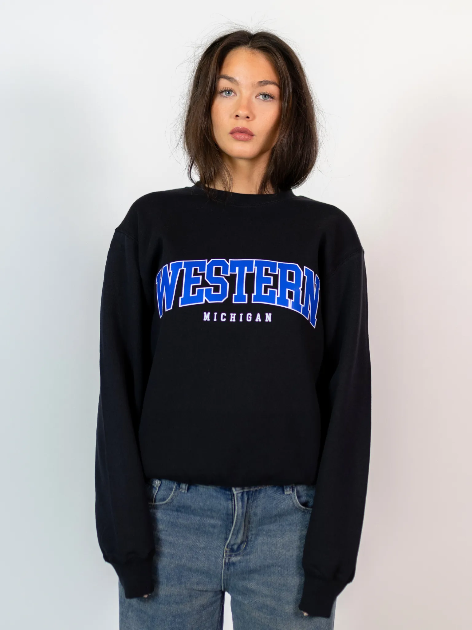 WESTERN MICHIGAN SWEAT - SORT