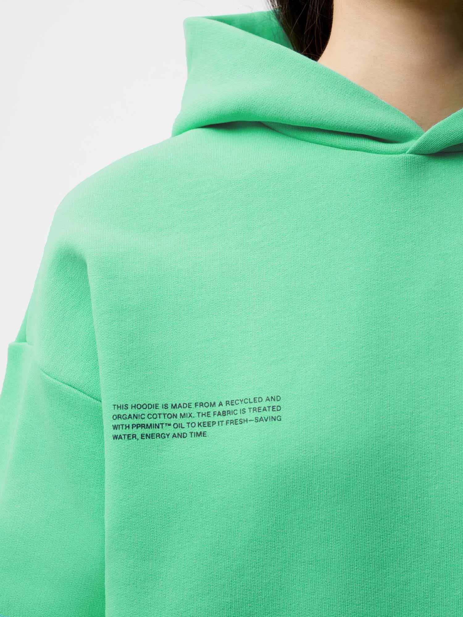 Womens 365 Heavyweight Hoodie—spearmint green